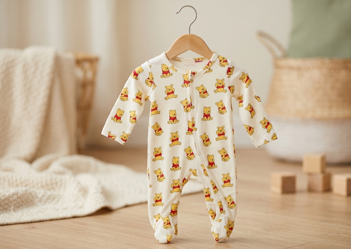 Winnie The Pooh Cotton Sleepy Suit