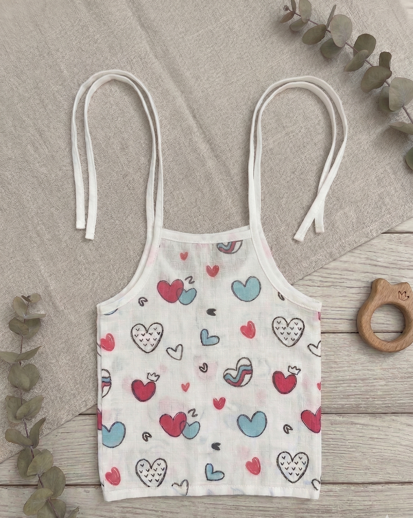 Lovely Hearts Tie-Strap Jabla