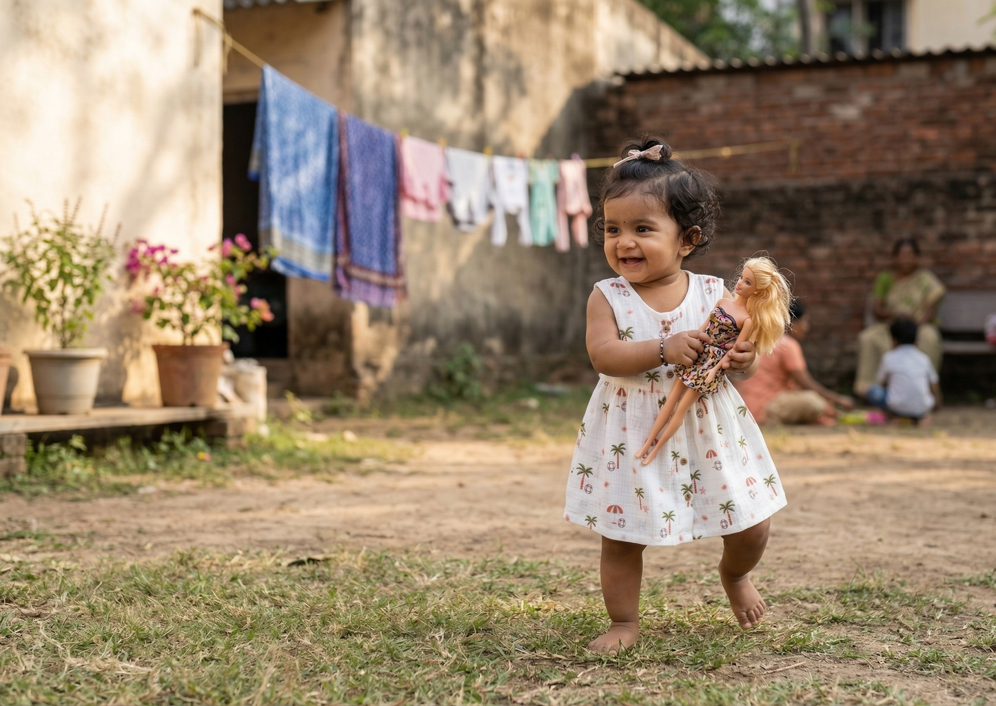 Island Breeze Muslin Sleeveless Dress