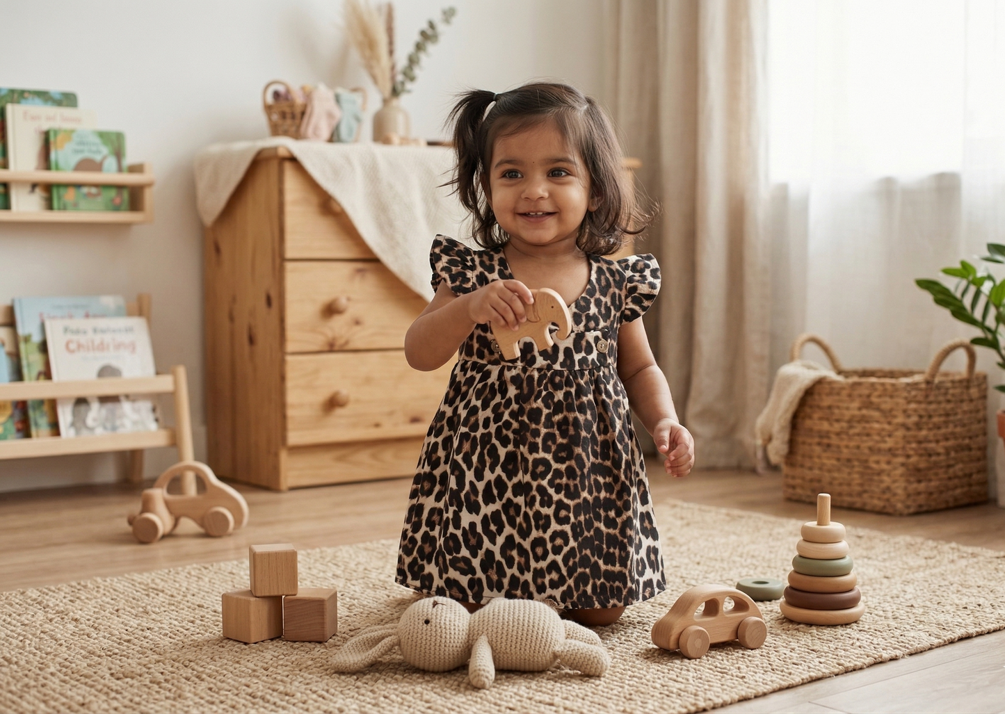 Wild Wanderer Flutter Dress