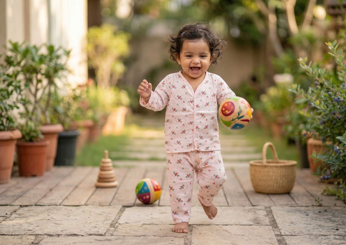 Busy Bee Organic Muslin Cord Set