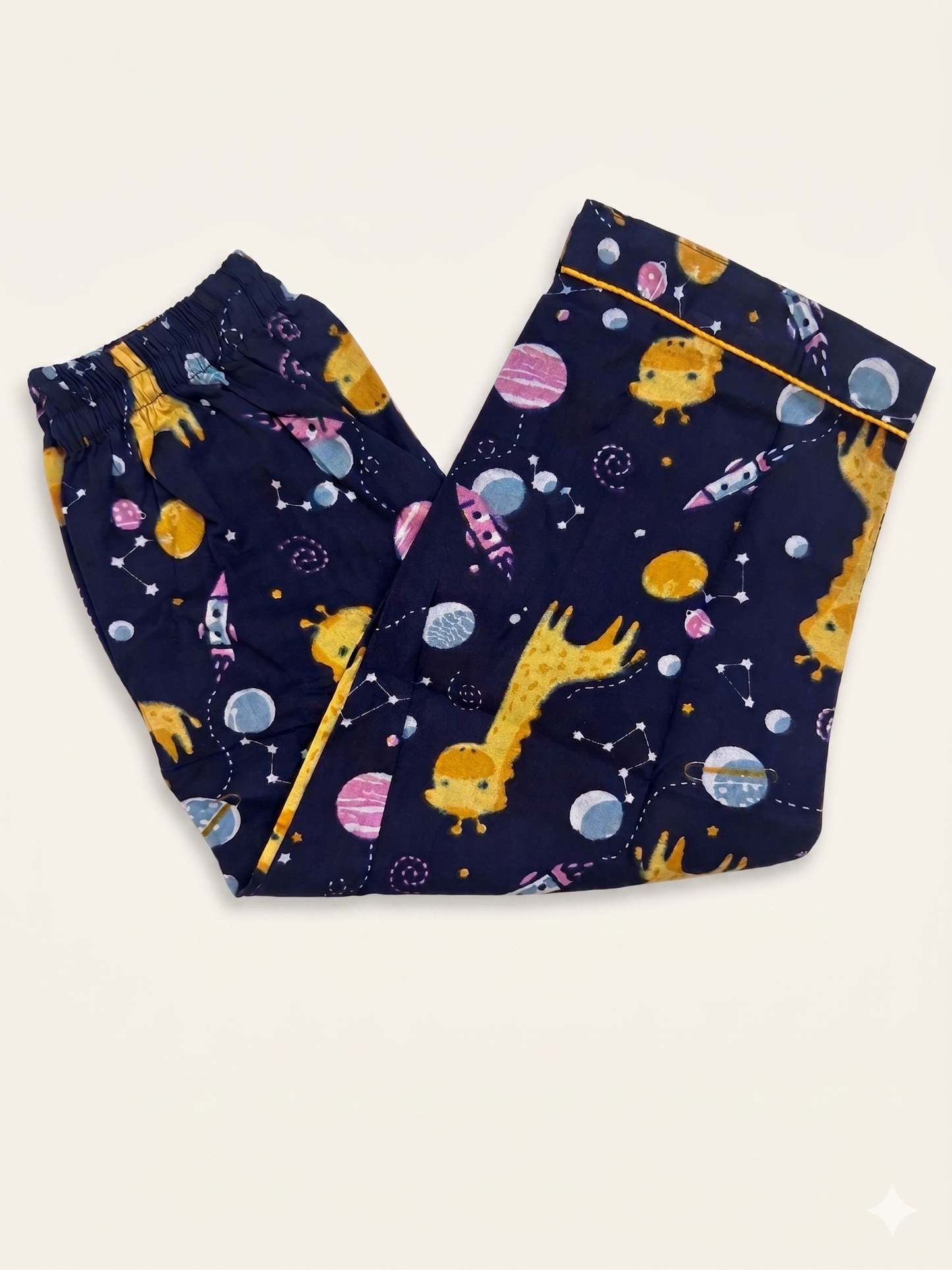 The Cosmic Giraffe Cotton Pajama Set