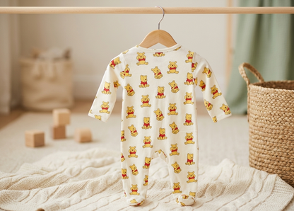 Winnie The Pooh Cotton Sleepy Suit