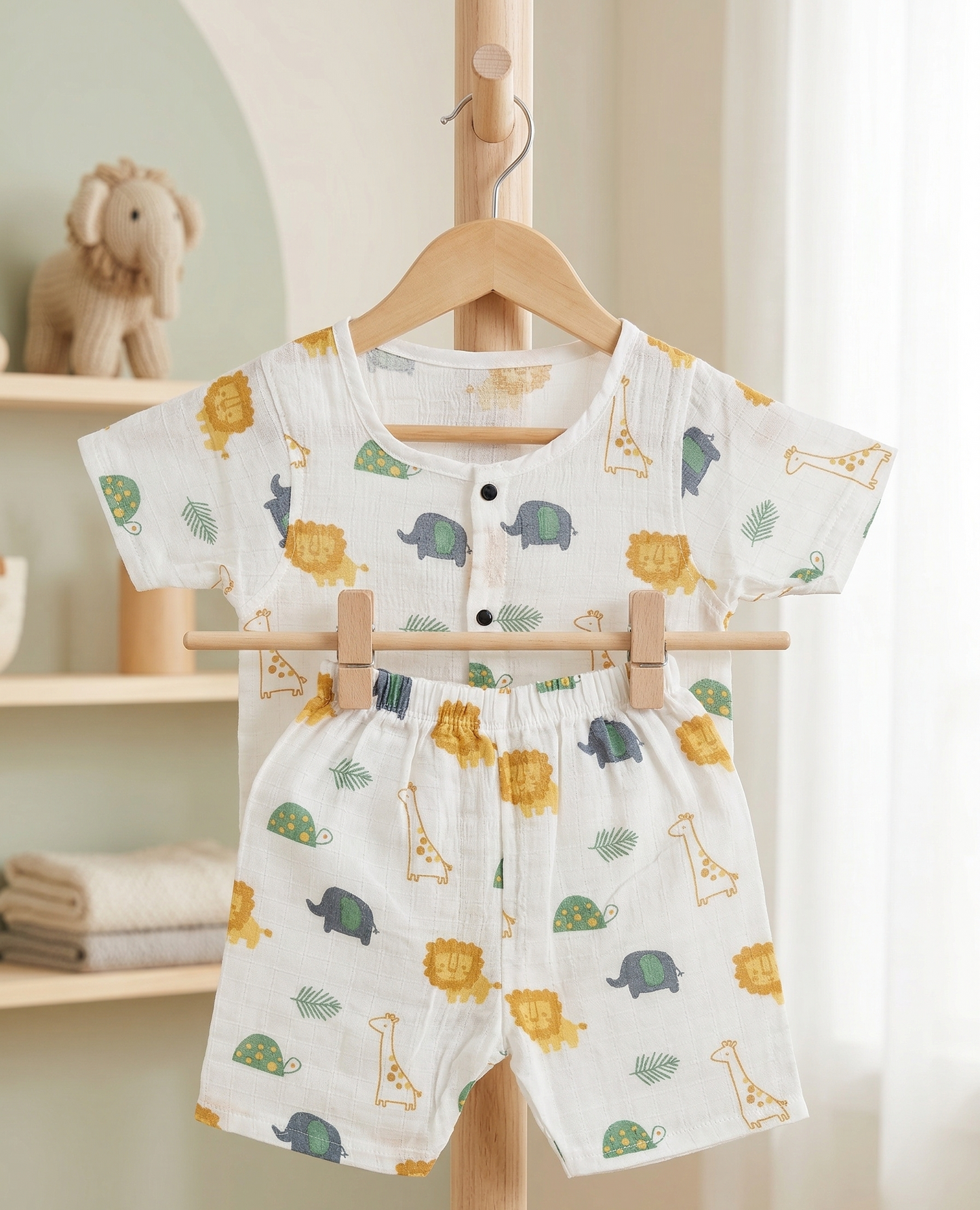 Safari Friends Muslin Set
