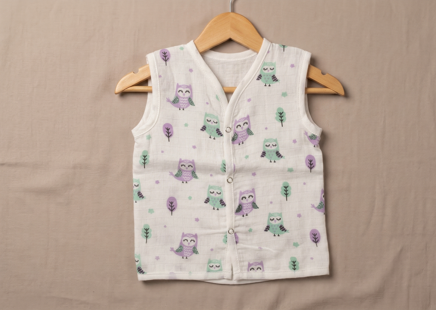 Night Owl Muslin Sun Suit Set