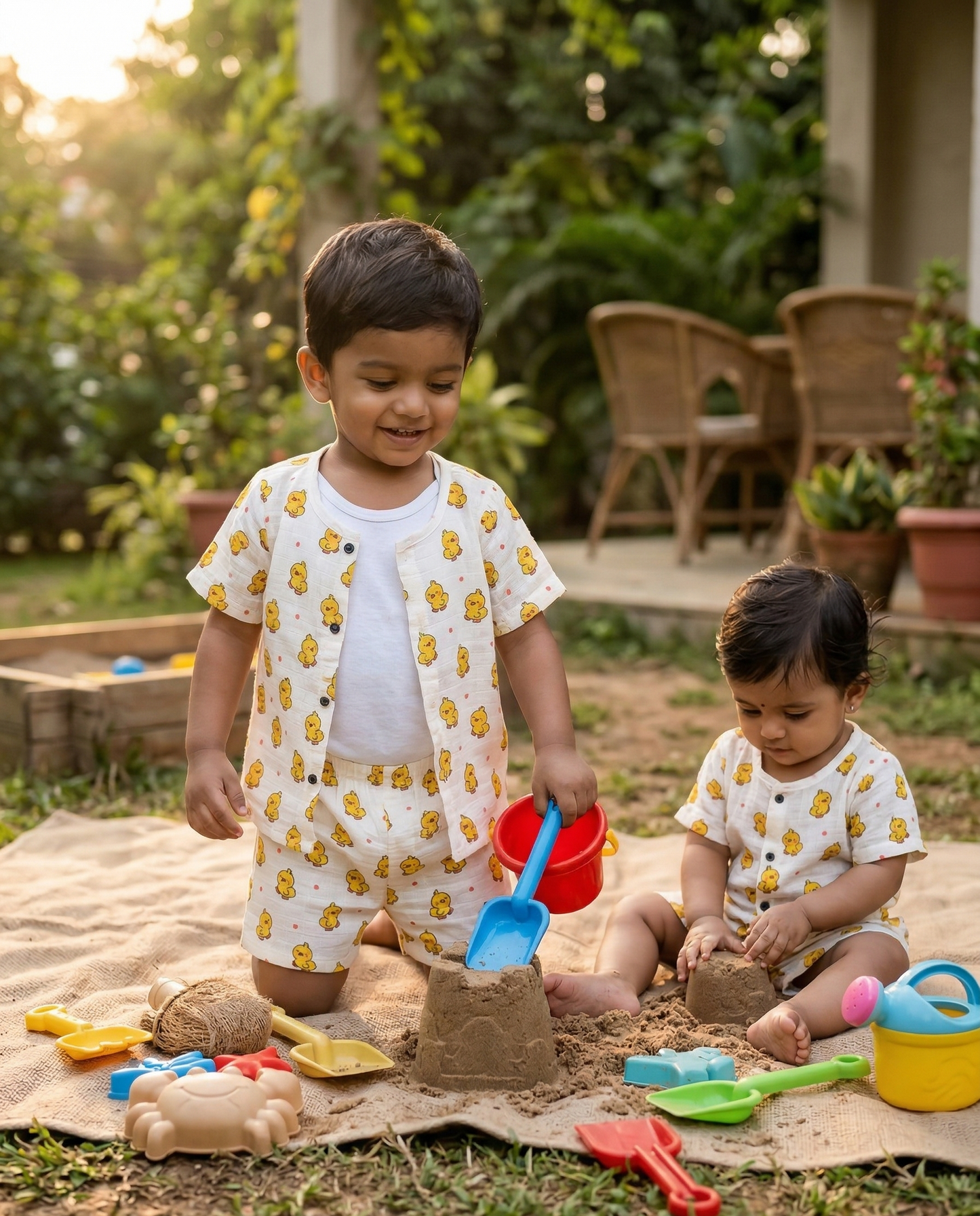Little Duckling Muslin Set