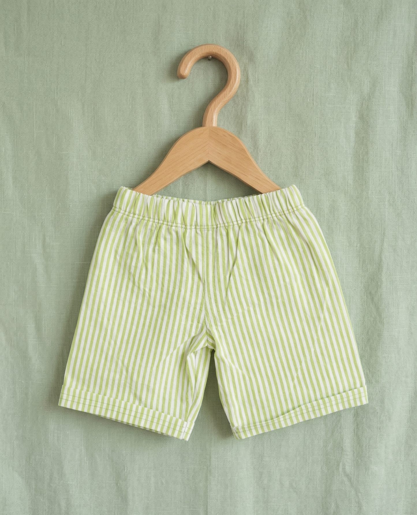 Pistachio Stripe Seersucker Set