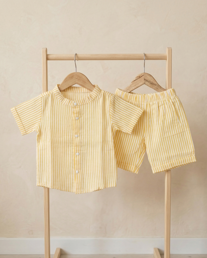 Sunshine Stripe Seersucker Set