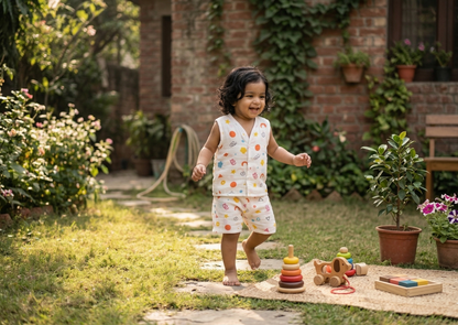 Confetti Dreams Muslin Sun Set