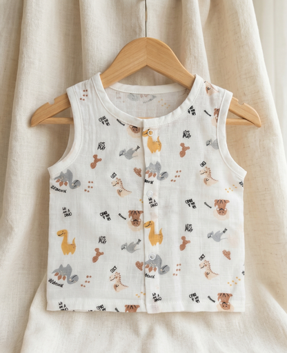 Dino Days Muslin Jabla