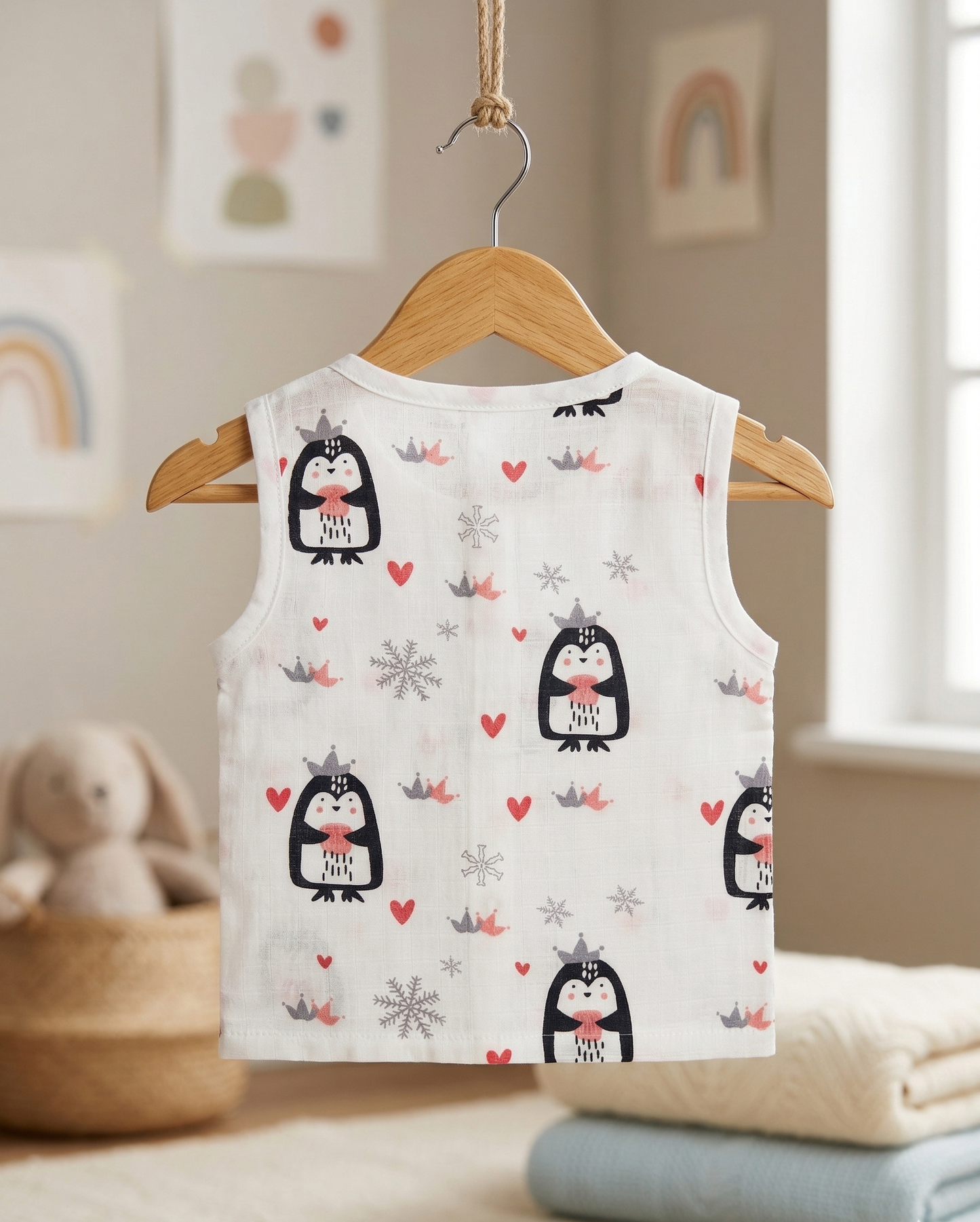 Penguin Princess Muslin Jabla