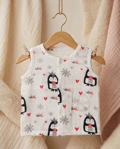 Penguin Princess Muslin Jabla