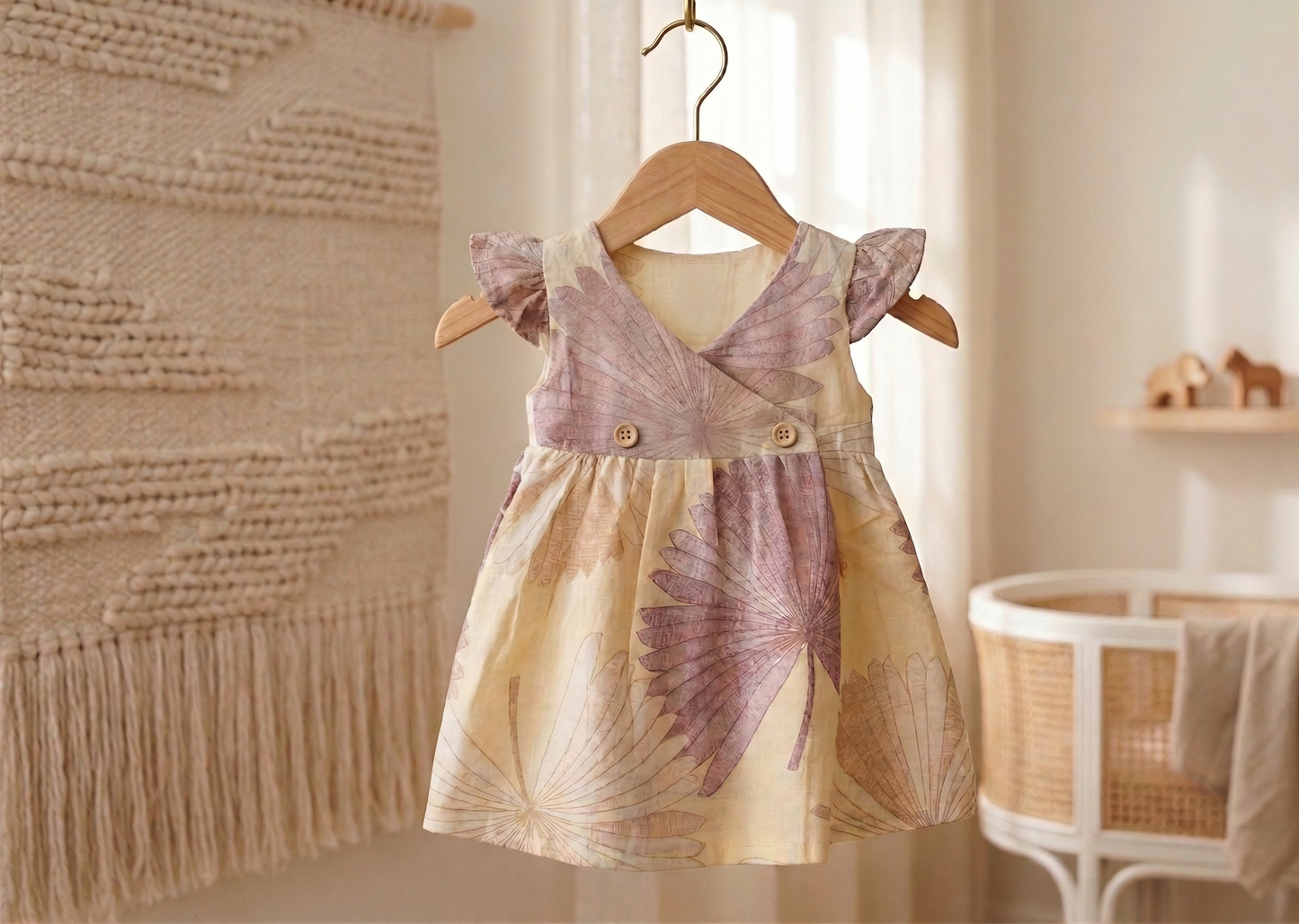 Desert Palm Flutter Dress