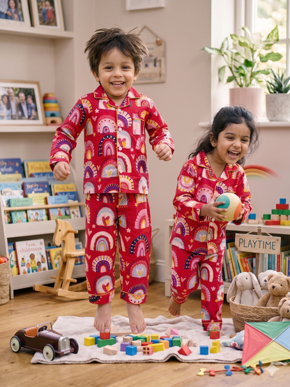 The Rainbow Dreams Cotton Pajama Set