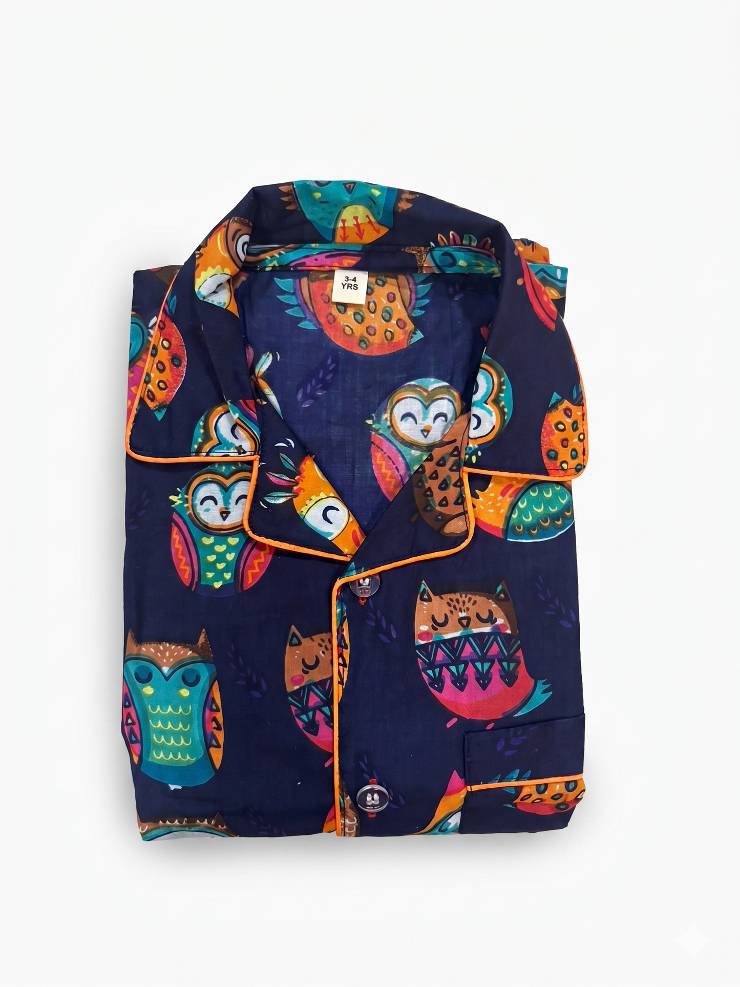 Night Owl Cotton Short Sleeve Pajama Set