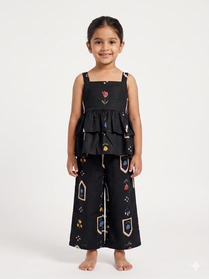 Midnight Jharokha Cotton Co-ord Set