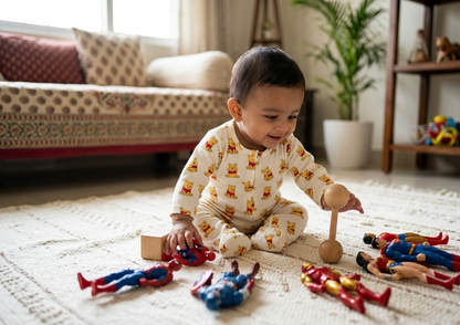 Winnie The Pooh Cotton Sleepy Suit