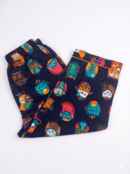 Night Owl Cotton Short Sleeve Pajama Set
