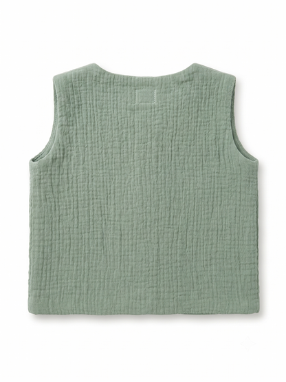 Sage Green Crushed Muslin Jabla
