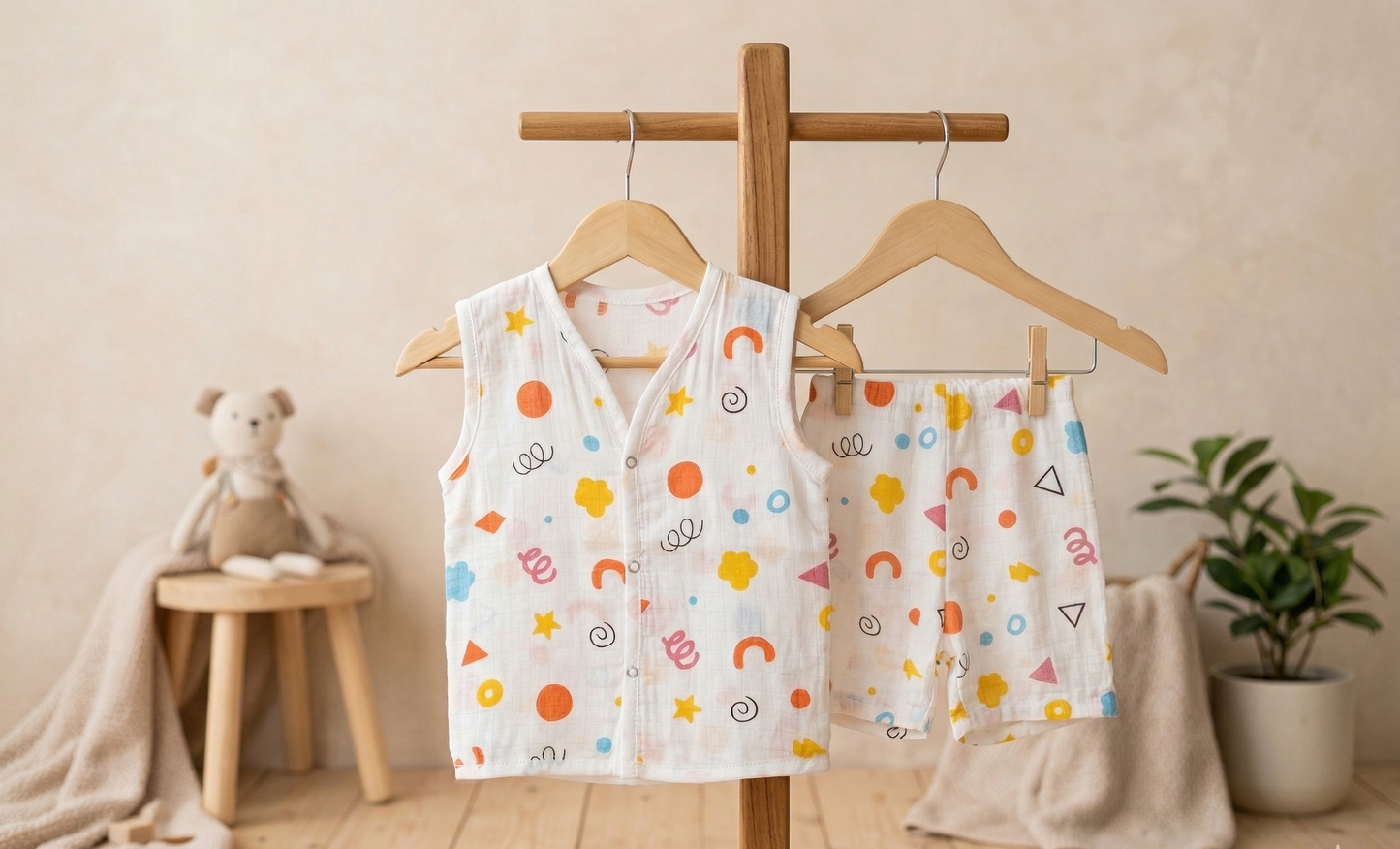 Confetti Dreams Muslin Sun Set