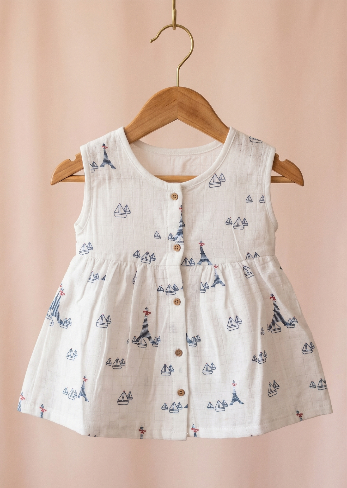Anchor Bay Muslin Sleeveless Dress