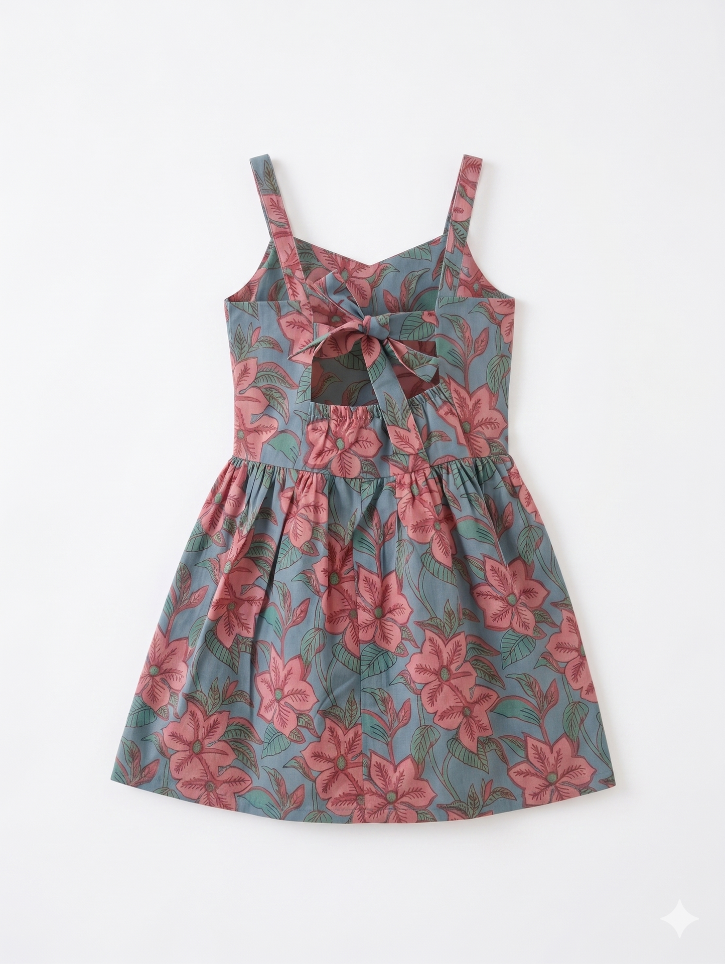 Blossom Breeze Cotton Strap Dress