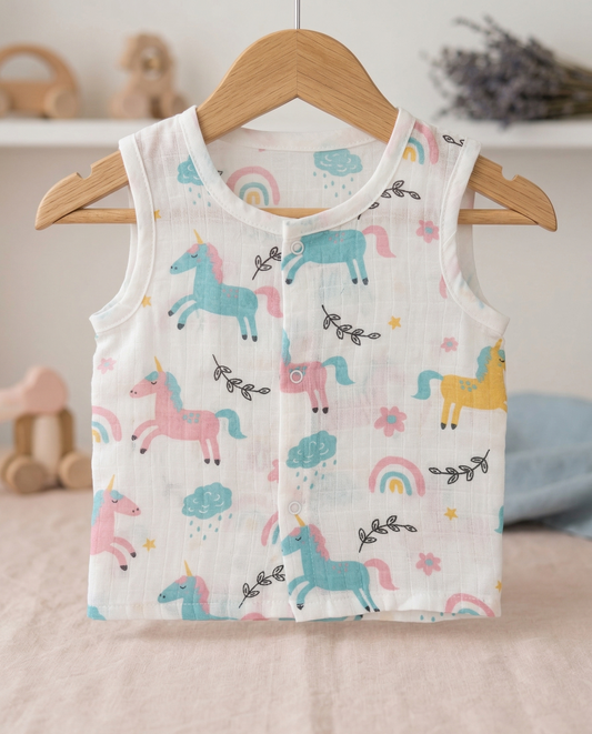 Magical Unicorn Muslin Jabla
