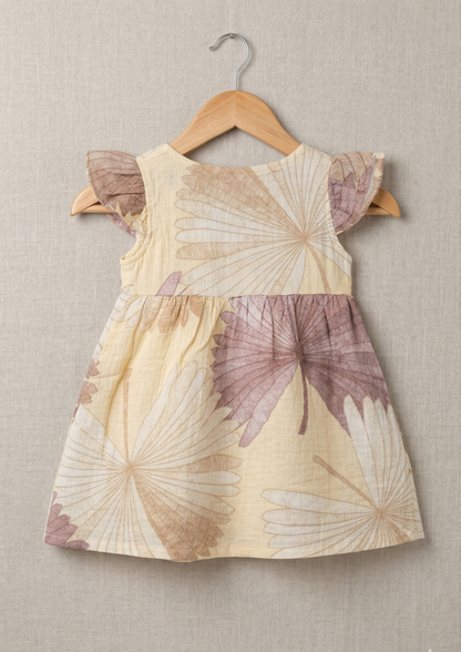 Desert Palm Flutter Dress