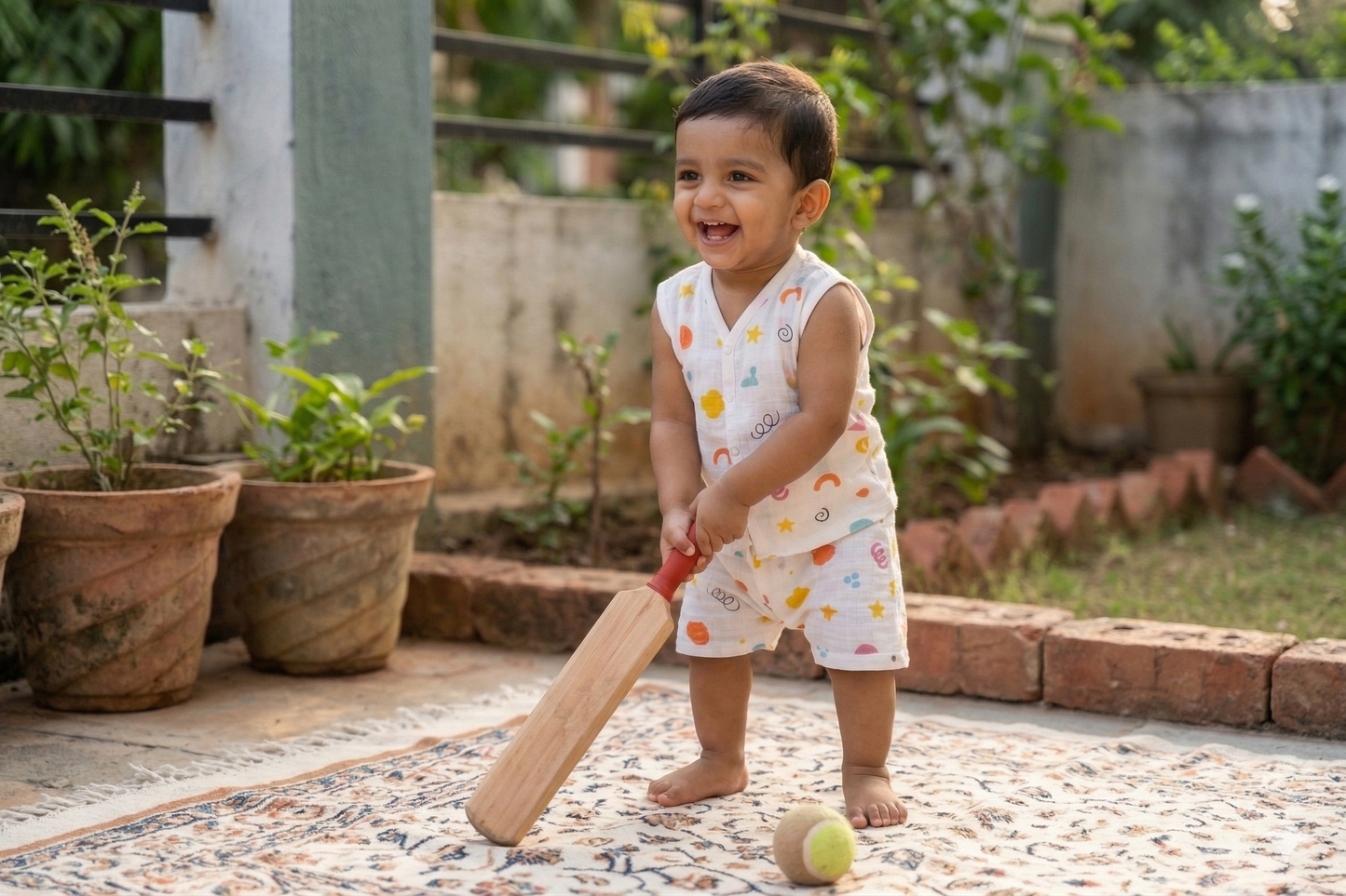 Confetti Dreams Muslin Sun Set