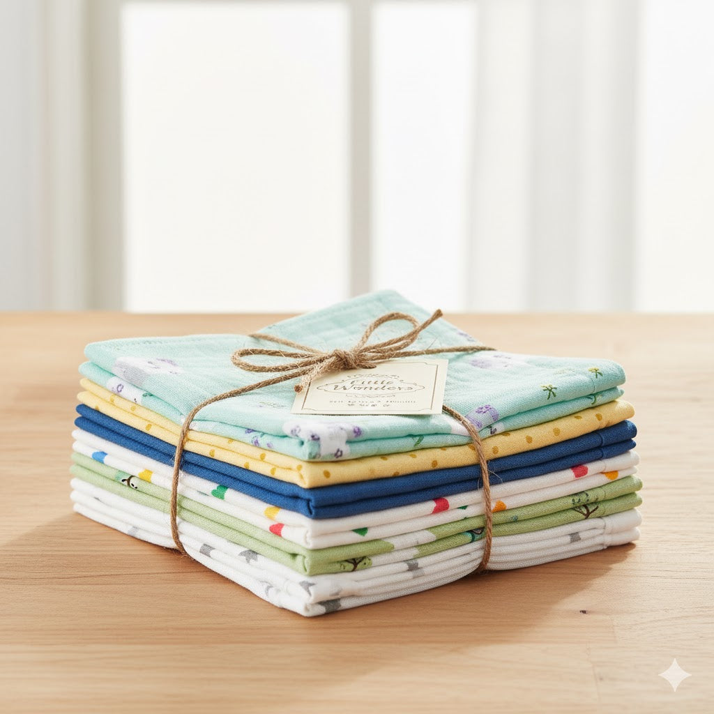 Organic Cotton Baby Wipes & Burp Cloths